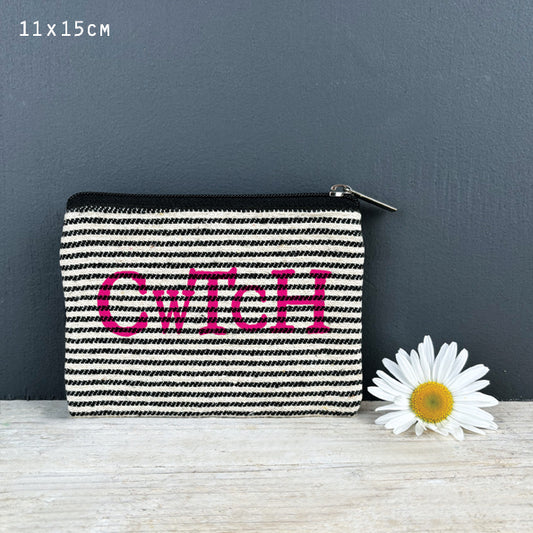 Thin Stripe Cwtch Purse