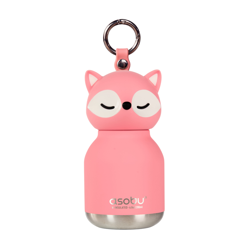 Mini Bestie Pink Fox Water Bottle