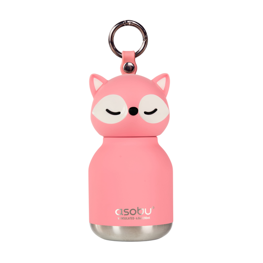 Mini Bestie Pink Fox Water Bottle