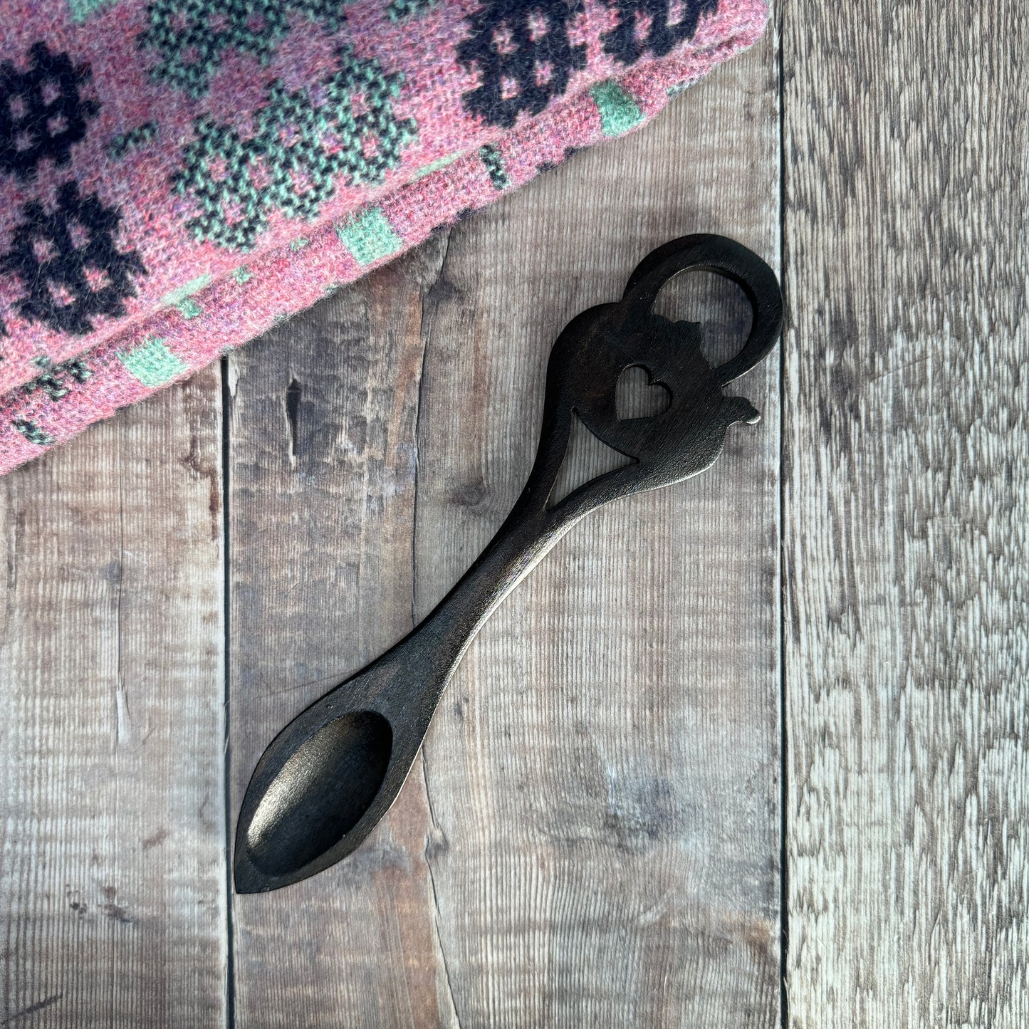 Kettle Lovespoon, Large - Dark Tone