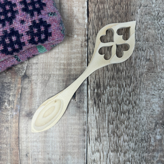 Four Hearts Lovespoon, Medium - Light Tone