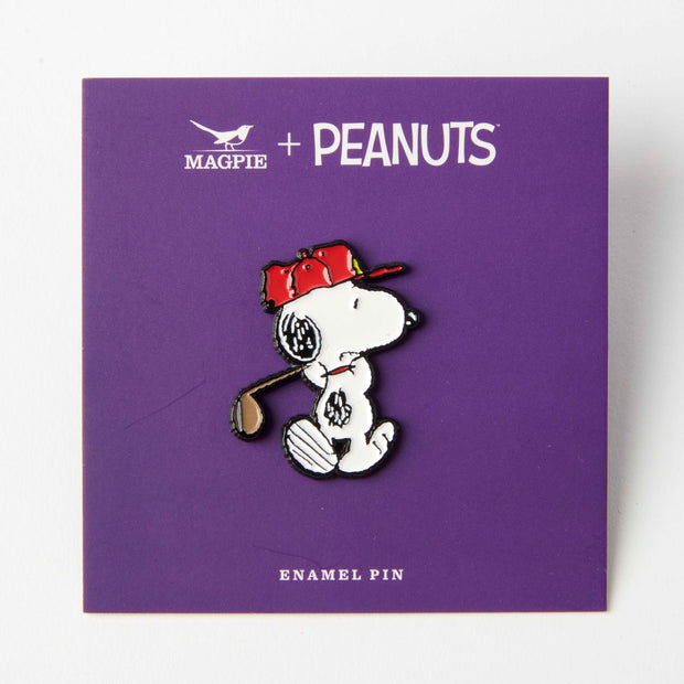 Peanuts Golf Snoopy Enamel Pin