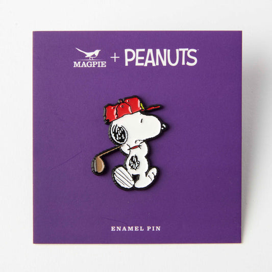 Peanuts Golf Snoopy Enamel Pin