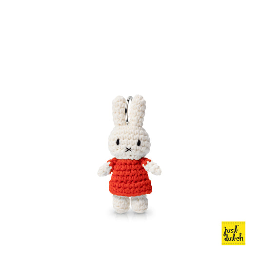 Just Dutch Red Dress Miffy Keyring