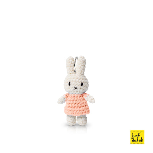 Just Dutch Miffy Pink Dress Keyring