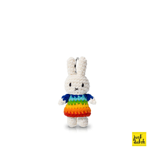 Just Dutch Rainbow Miffy Keyring