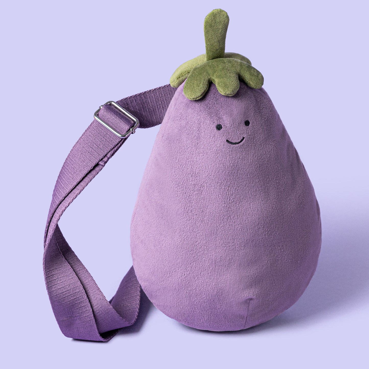 Aubergine Cross Body Bag By Jellycat