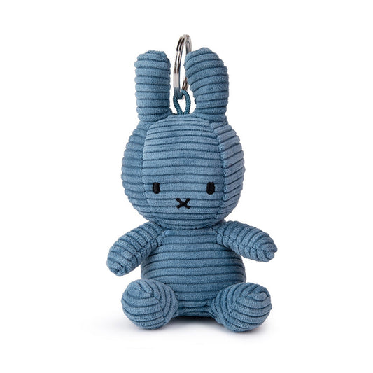 Miffy Aviator Blue Corduroy Keychain ECO