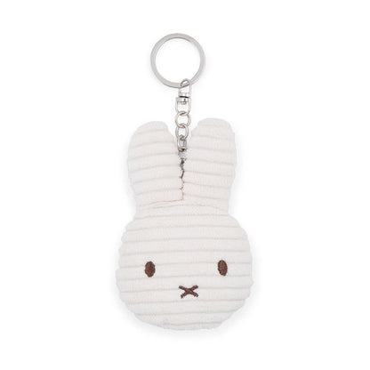 Miffy White Corduroy Flat Keychain ECO