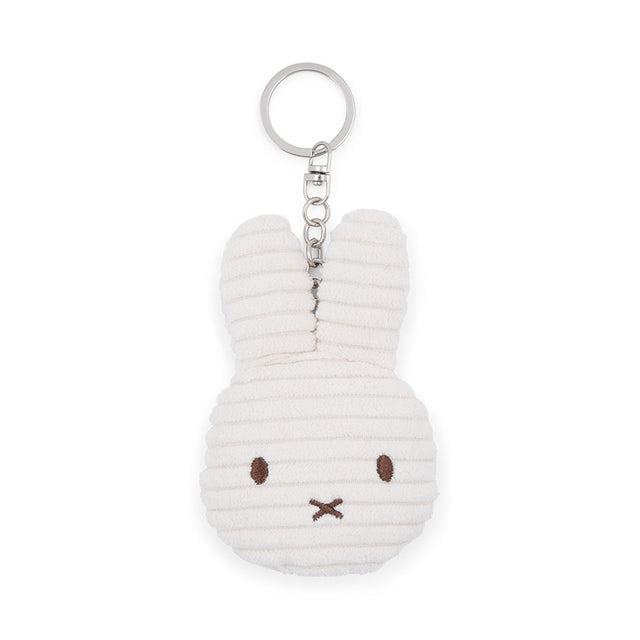 Miffy Off White Corduroy Flat Keychain ECO