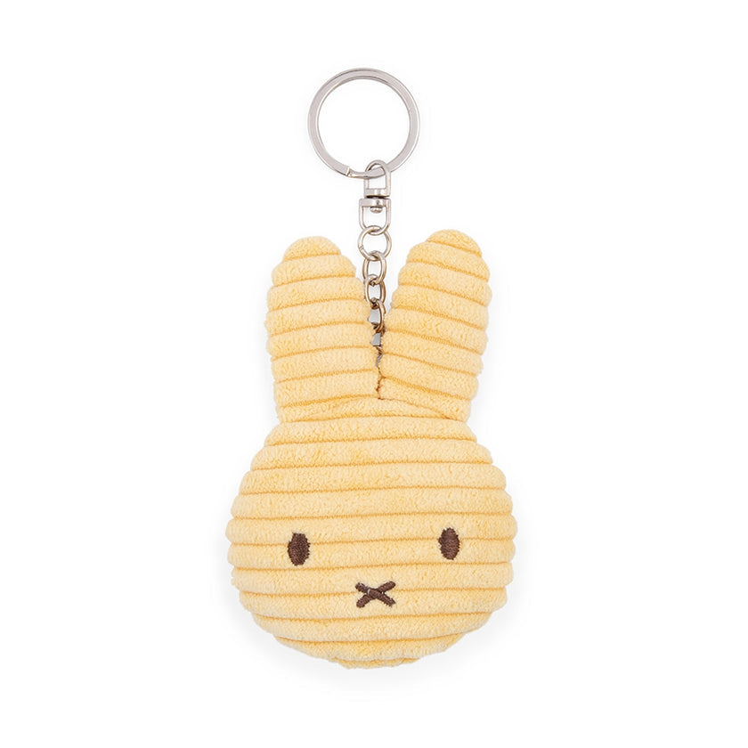 Miffy Buttercream Corduroy Flat Keychain ECO