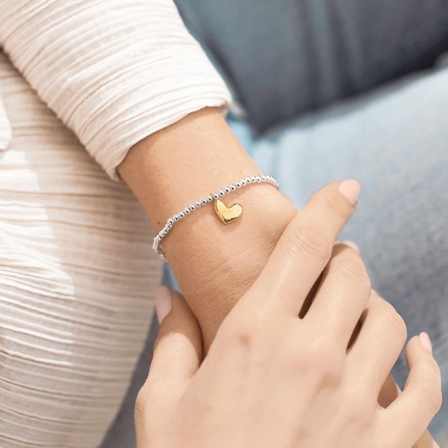 A Little A Little 'Heart Of Gold' Bracelet