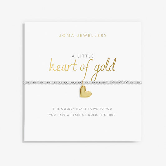 A Little A Little 'Heart Of Gold' Bracelet