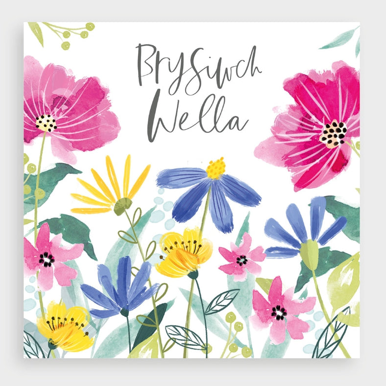 Get Well Soon Welsh Card