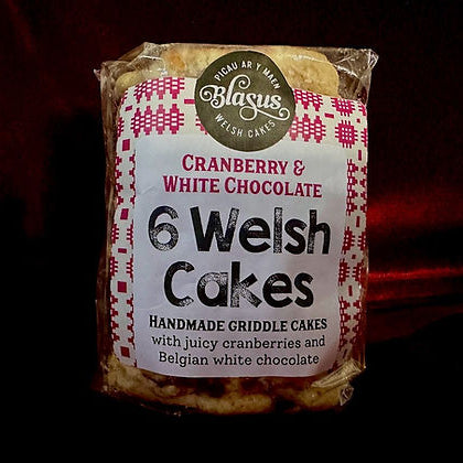 Cranberry & White Chocolate Welsh cakes