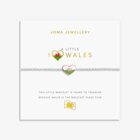 A Little A Little 'I Love Wales' Bracelet