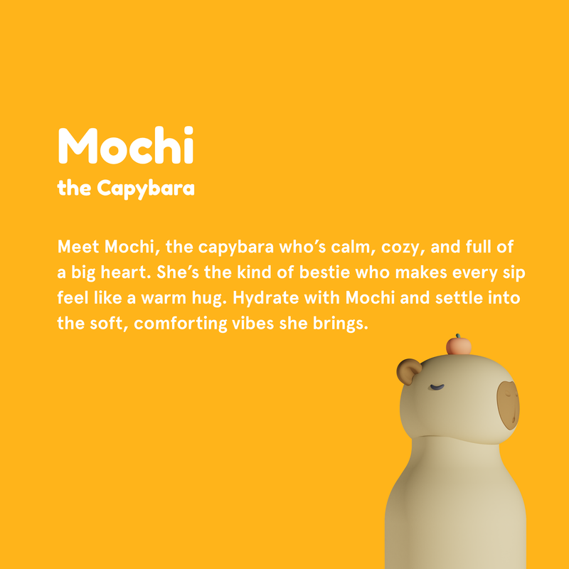 Bestie Capybara Water Bottle