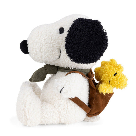 Snoopy With Woodstock In Backpack