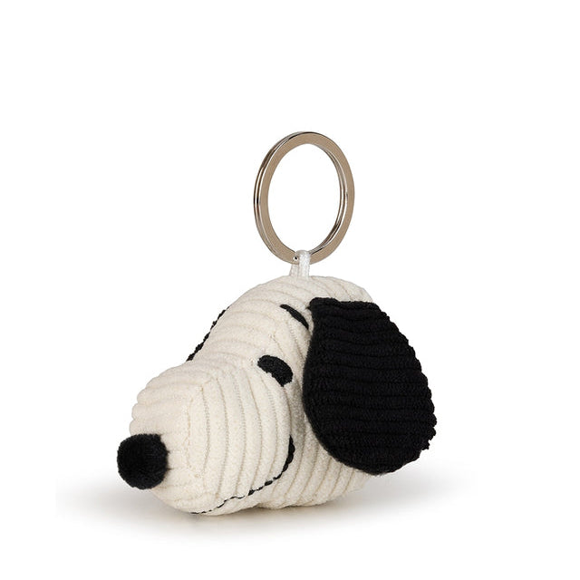Snoopy Head Corduroy Keychain