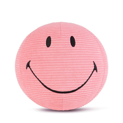 Large Smiley Corduroy Pink