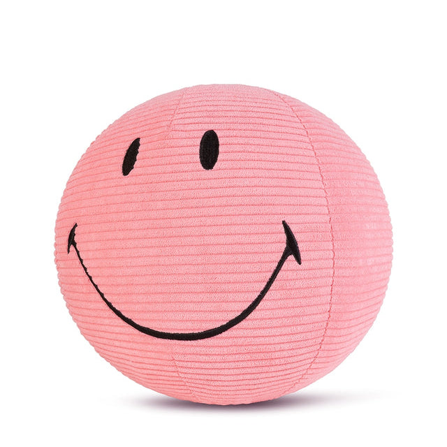 Large Smiley Corduroy Pink