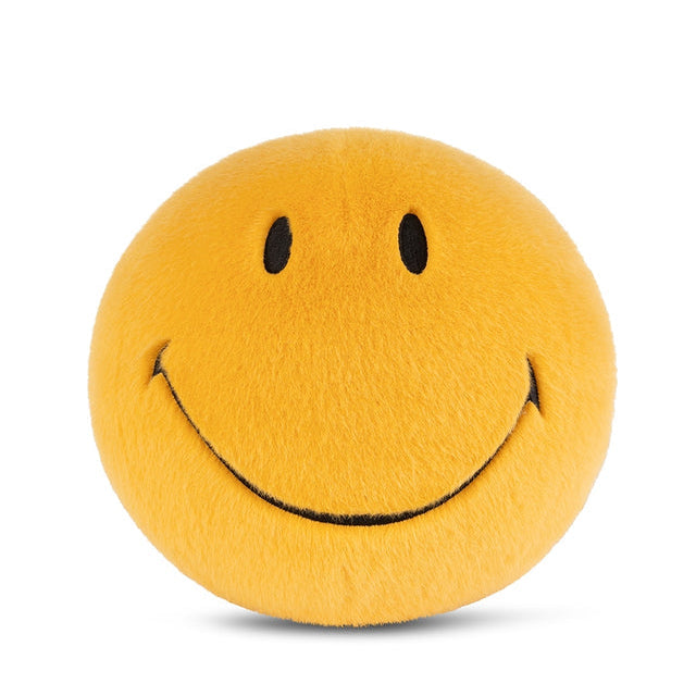 Large Smiley Fuzzy Yellow