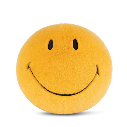 Large Smiley Fuzzy Yellow