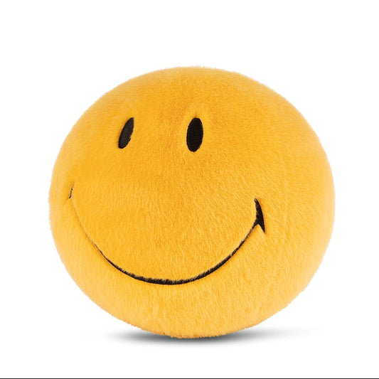 Large Smiley Fuzzy Yellow