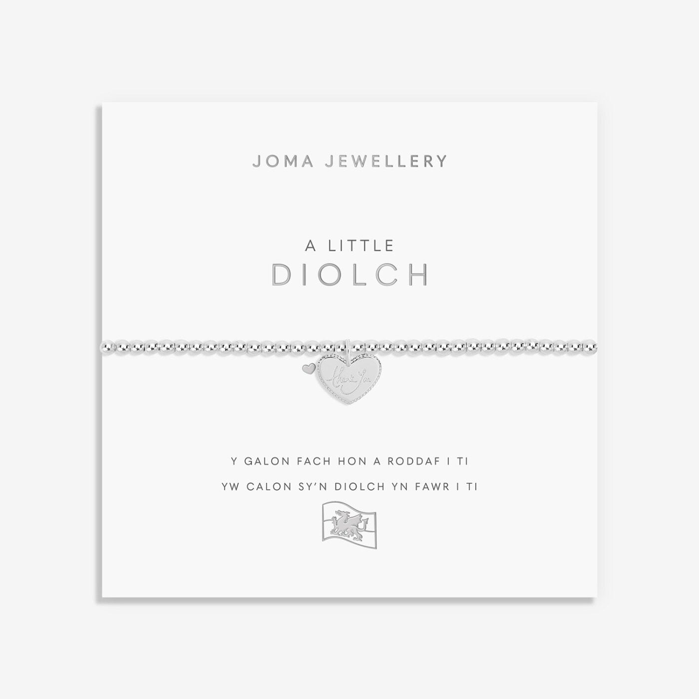 A Little A Little 'Diolch' Bracelet