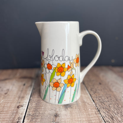 XL Daffodil Blodau Jug