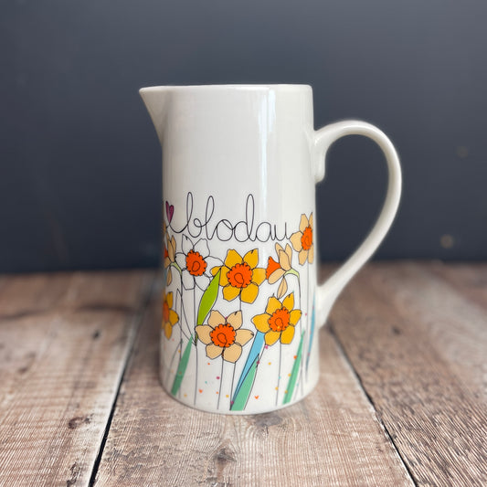 XL Daffodil Blodau Jug