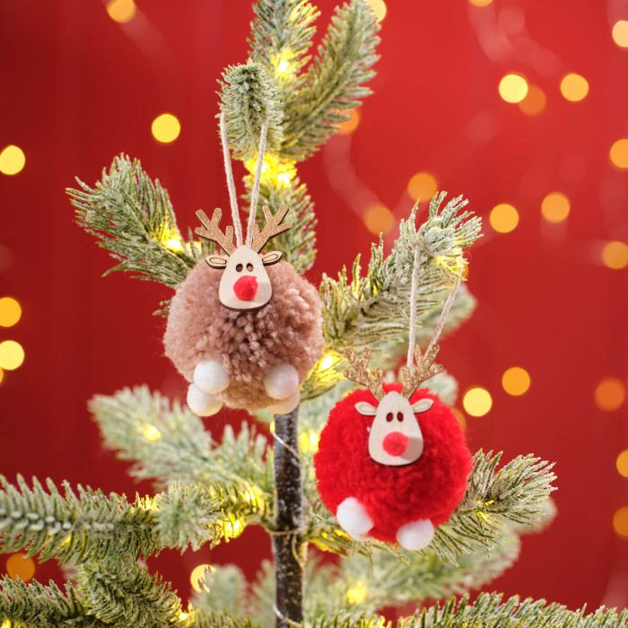 Red Reindeer Tree Decoration