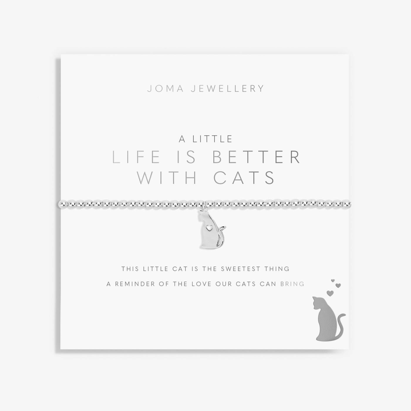 A Little 'Life Is Better With Cats' Bracelet