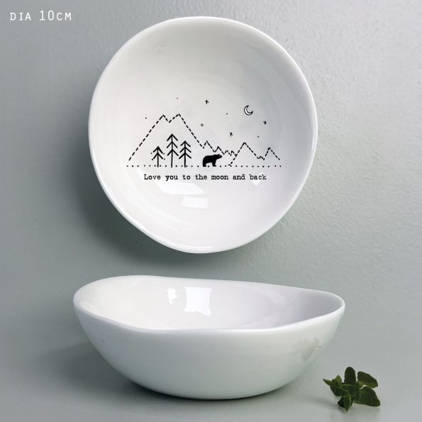 Medium 'Love You To The Moon' Trinket Dish