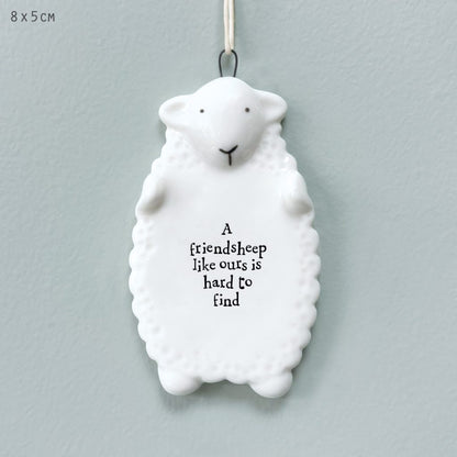 Sheep 'Friendsheep' Hanging Decoration
