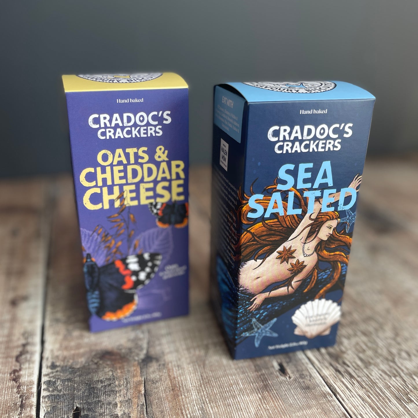 Oats & Cheddar Cheese Crackers