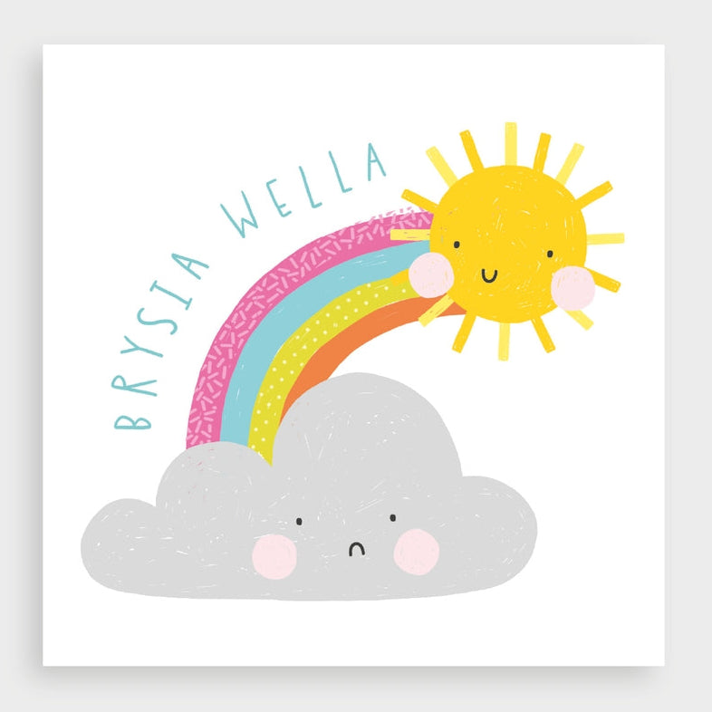 Get Well Soon Welsh Card