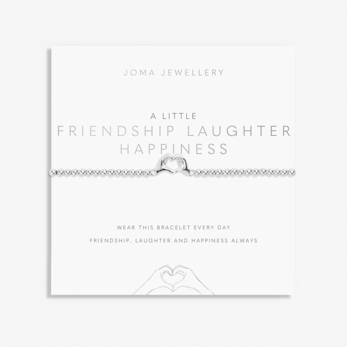 A Little 'Friendship Laughter Happiness' Bracelet