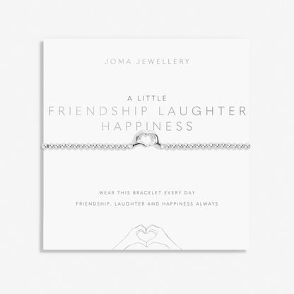 A Little 'Friendship Laughter Happiness' Bracelet