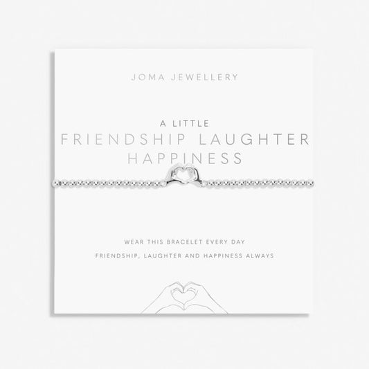 A Little 'Friendship Laughter Happiness' Bracelet