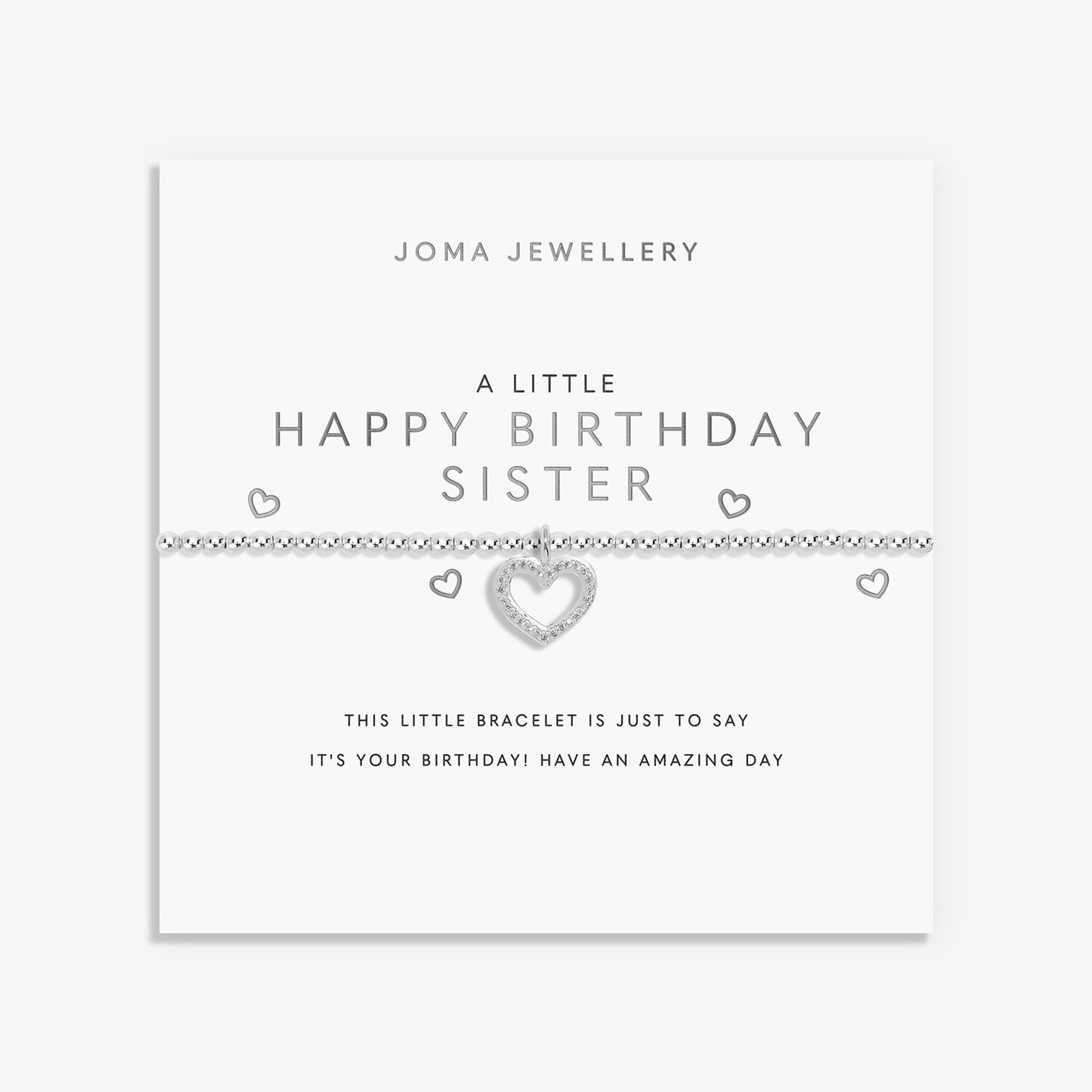 A Little 'Happy Birthday Sister' Bracelet