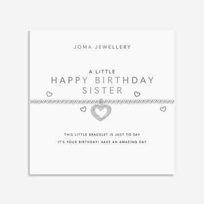 A Little 'Happy Birthday Sister' Bracelet