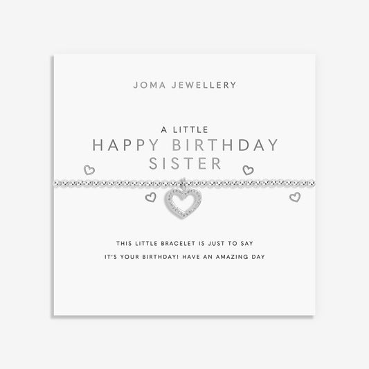 A Little 'Happy Birthday Sister' Bracelet