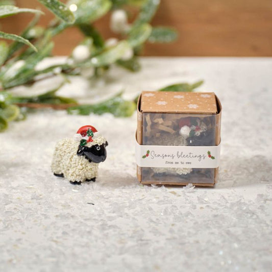 Tiny Resin Sheep Ornament