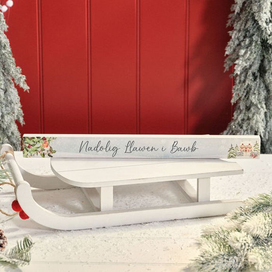 Nadolig Llawen Bawb Cottage Block