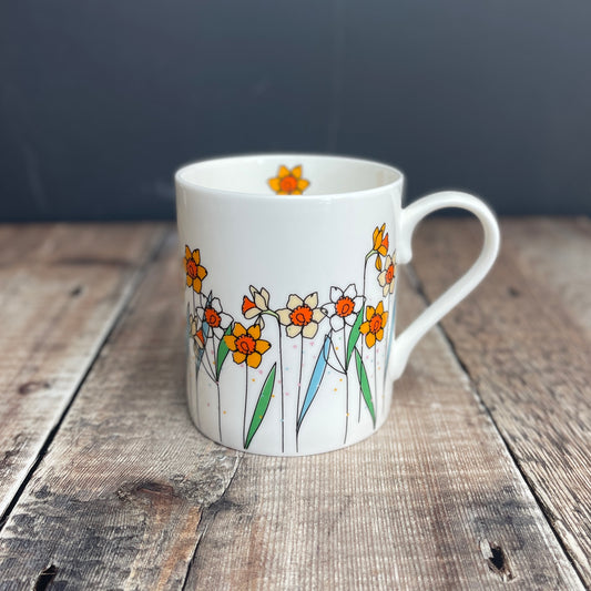 Daffodil Fine China Mug