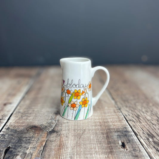 Small Daffodil Blodau Jug