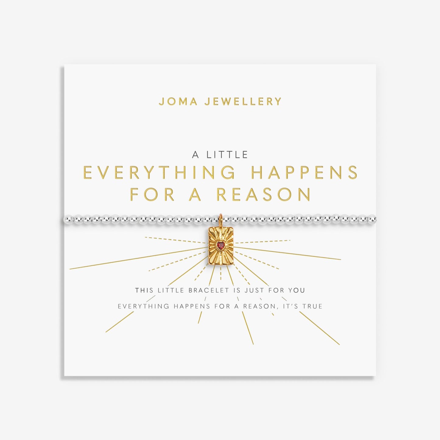 A Little 'Everything Happens For A Reason' Bracelet