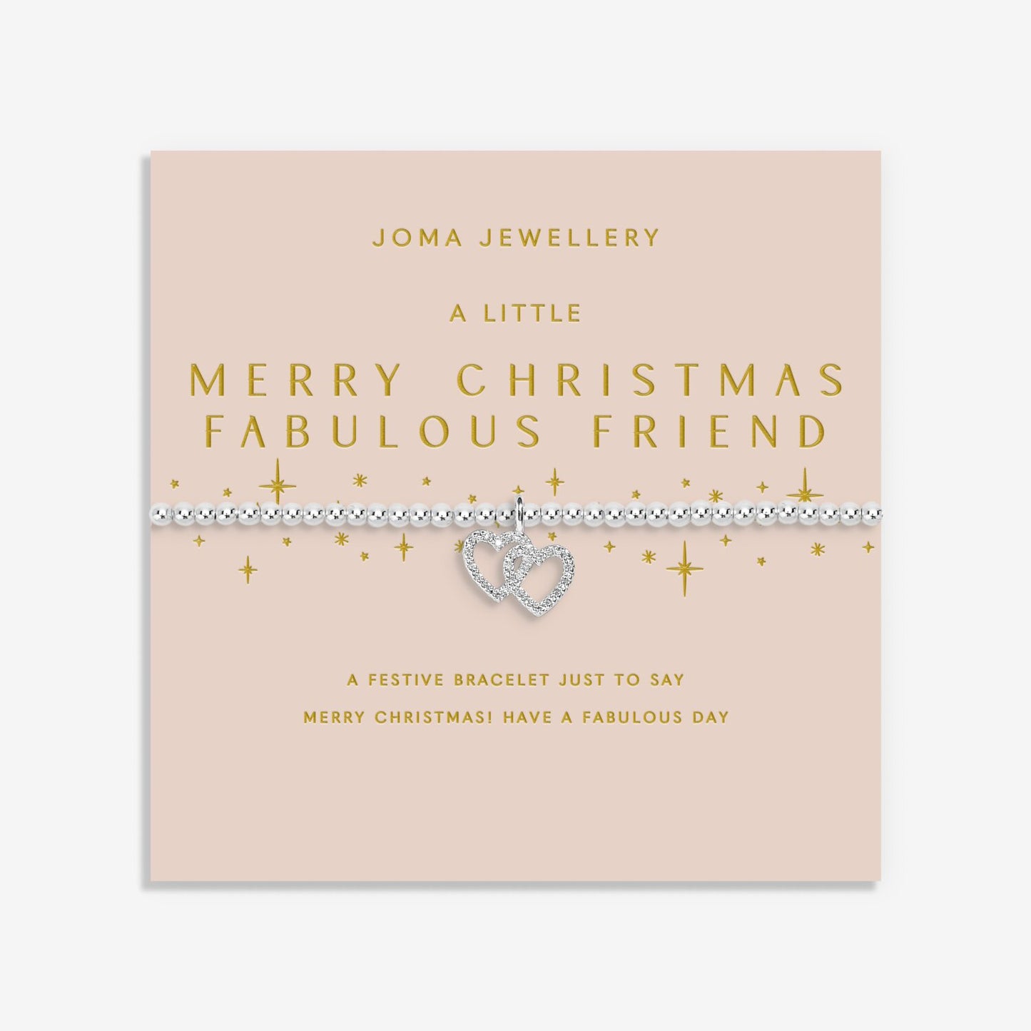 Christmas A Little 'Merry Christmas Fabulous Friend' Bracelet