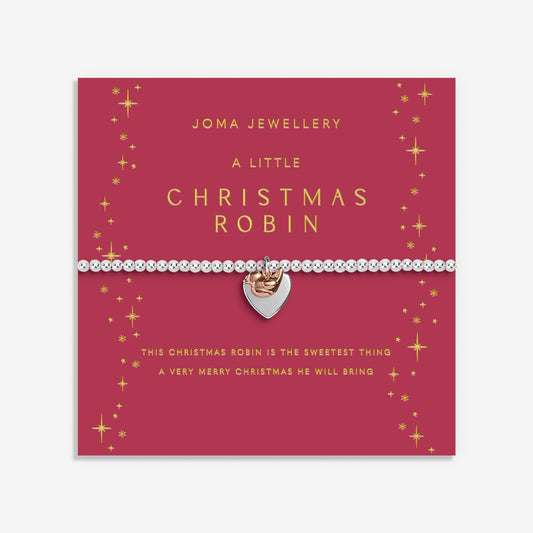 Christmas A Little 'Christmas Robin' Bracelet